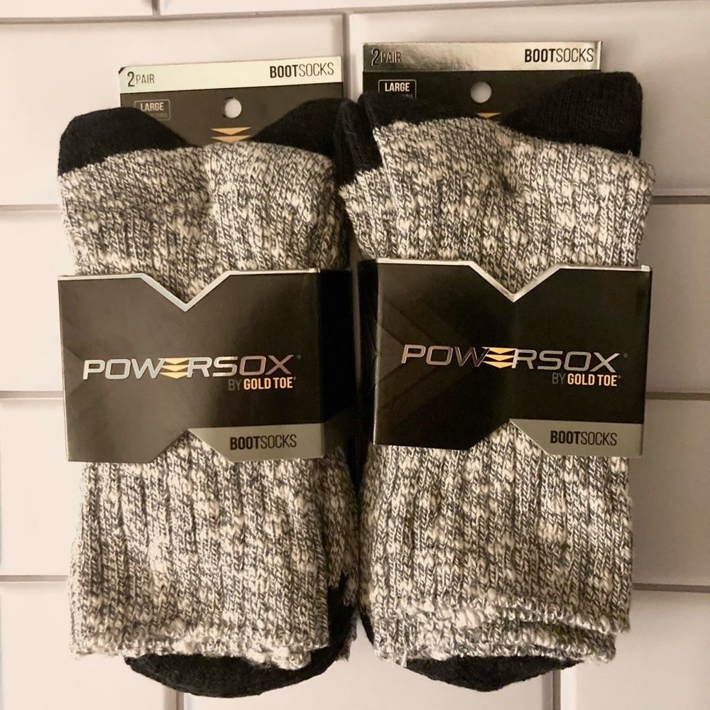 Men’s Gold Toe Powersox Boot Socks-4 pairs
